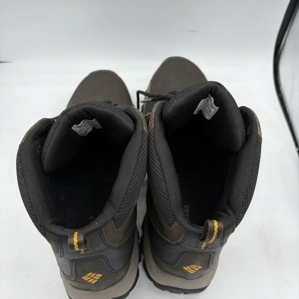 Columbia Hiking Boots Mens Size 14 Newton Ridge Plus II Brown Camp Waterproof